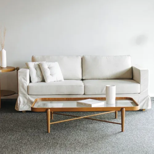 Sofá Franca - 2 Cuerpos en Beige - Sillones y sofás, Uruguay | Fabrica Italiana