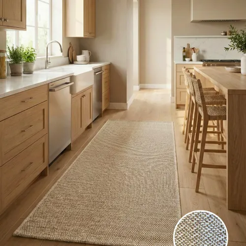 ALFOMBRA SARJA JUNCO 50cm x 180cm en Beige - Textiles, Uruguay | Indrana