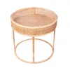 Mesa Lateral Rattan Natural-beige Oliver Natural en Beige - Mesas de living, Uruguay | Divino, vista 3 de 4