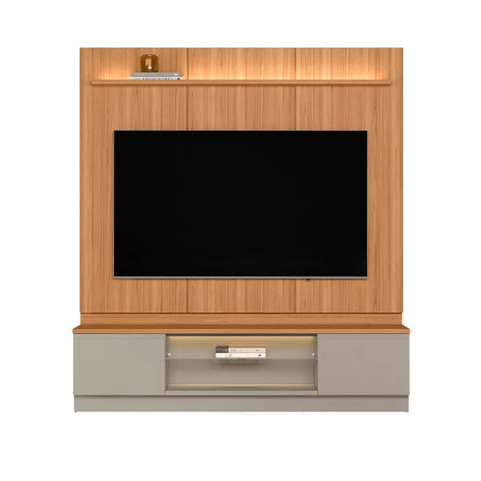Conjunto Modular - Magnum 200CM con Led en Madera natural - Muebles para TV, Uruguay | Balton, vista 8