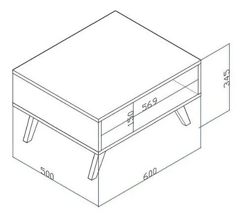 Mesa De Living Linea Retro Mesa Ratona Comedor Rt3020 en Blanco - Muebles, Uruguay | Soy Hogar, vista 5