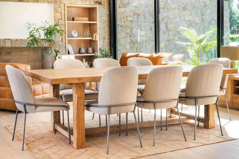 MESA COMEDOR APOLO - 2.50 X 1.10 MTS en Madera natural - Mesas de comedor, Uruguay | La Iberica, vista 16
