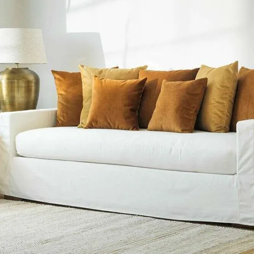 SILLON UMA - LINO Y TERCIOPELO ANTIMANCHAS en Multicolor - Sillones y sofás, Uruguay | La Iberica