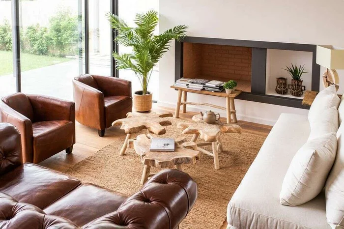 SILLON CHESTERFIELD CUERO ITALIANO - 2 CUERPOS en Marrón - Sillones y sofás, Uruguay | La Iberica, vista 11