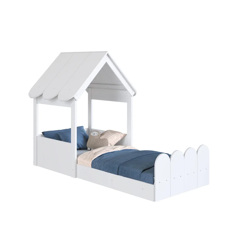 Cama Gretel – Total Blanco en Blanco - Dormitorio, Uruguay | RM Muebles y Deco, vista 6