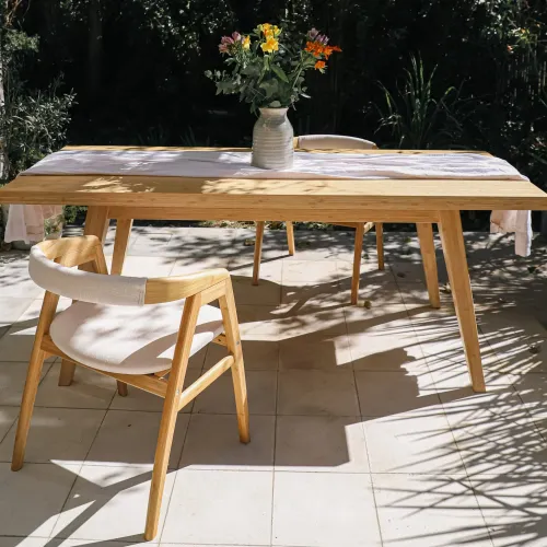 Mesa de bamboo Comedor Capri en Madera natural - Muebles, Uruguay | Uruguay Bamboo