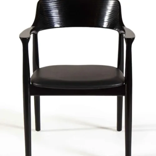SILLA JACKIE CAOBA NEGRA 58X56X78H 122357 en Negro - Sillas, Uruguay | Vinibel