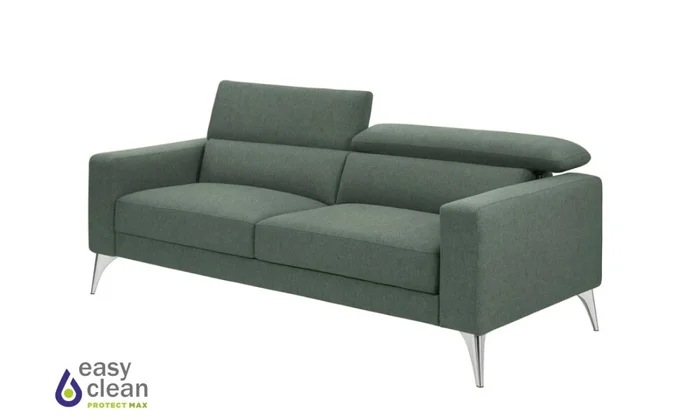 Sofá 3 cps MILO Easy Clean - Verde en Verde - Sillones y sofás, Uruguay | Finkel