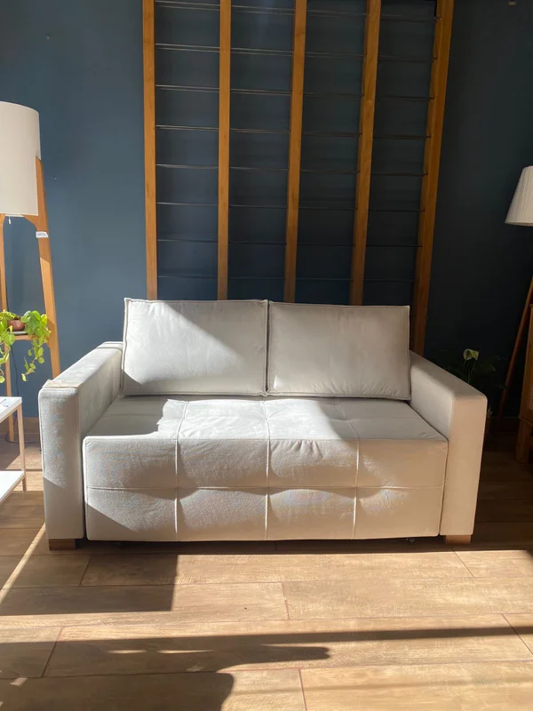 Sofá Cama Torres – Beige Easy Clean en Madera natural - Sillones y sofás, Uruguay | Berna Home, vista 5