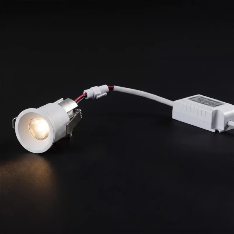 Mini Downlight LED 3W Blanco Luz Cálida en Blanco - Lámparas colgantes, Uruguay | Serlux, vista 6