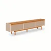 Rack Dune - Off White y Natural - Muebles para TV, Uruguay | NYR, vista 1 de 3
