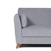 Sofá Capri - Tela Microfibra - 2 cuerpos - Cora 06-153 (Grafito) en Gris - Sillones y sofás, Uruguay | NYR, vista 3 de 6