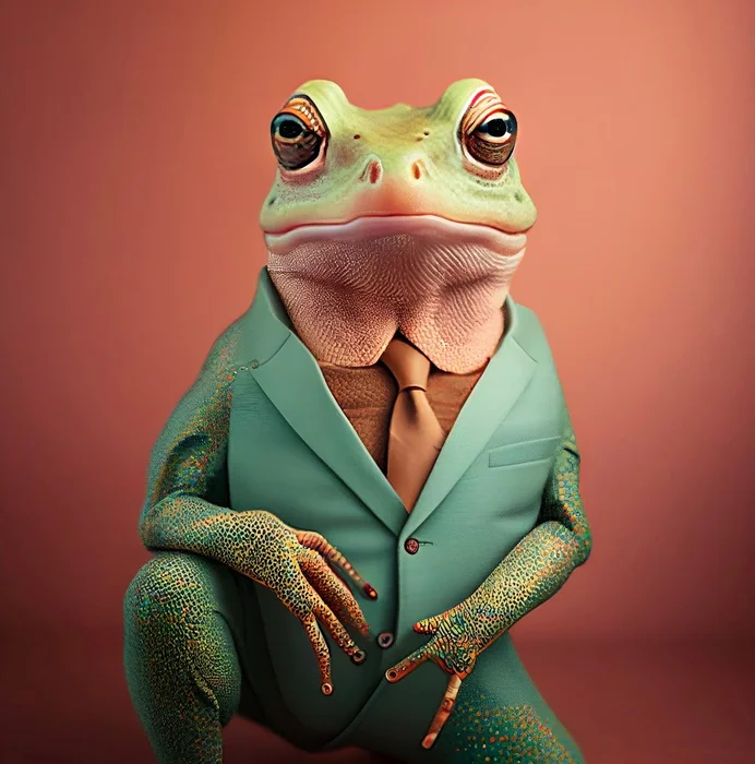 Elegant frog en Verde - Láminas, Uruguay | Mara Estudio