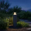 Luminaria Bolardo Exterior 9W Kane 60cm Gris Grafito en Gris - Lámparas de pie, Uruguay | Serlux, vista 2 de 3