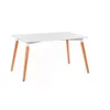 Mesa Eames Rectangular 1,20 Tapa Blanca en Blanco - Sillas, Uruguay | Soy Hogar, vista 1 de 6