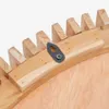Espejo Polke de madera de teca - Ø 100 cm en Madera natural - Espejos, Uruguay | Kavehome, vista 3 de 4