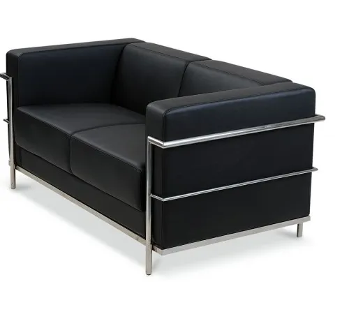Sofa Le Corbusier 2 cuerpos en Negro - Sillones y sofás, Uruguay | New York Home