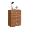 Cómoda cajonera 4 cajones - Lock en Blanco - Cómodas, Uruguay | Delta Center, vista 3 de 8