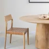 Silla en teca y cuero marrón en Marrón - Sillas, Uruguay | Entrecasa, vista 3 de 7