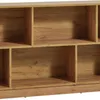 Librería MOSBJERG 6 estantes color roble en Madera natural - Bibliotecas, Uruguay | JYSK, vista 1 de 3