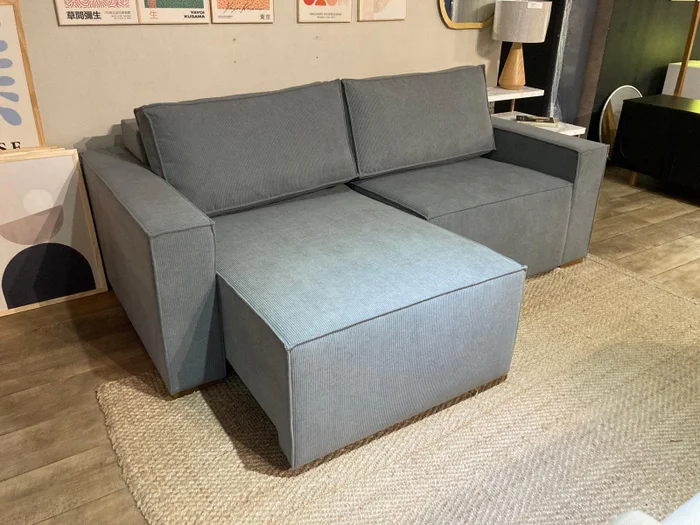 Sofá Retráctil España 3 Cuerpos (210cm) EASY CLEAN - Gris en Gris - Sillones y sofás, Uruguay | Berna Home, vista 4