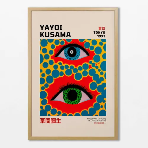 Yayoi Kusama - Eyes N.02 en Multicolor - Láminas, Uruguay | La Cuadrería