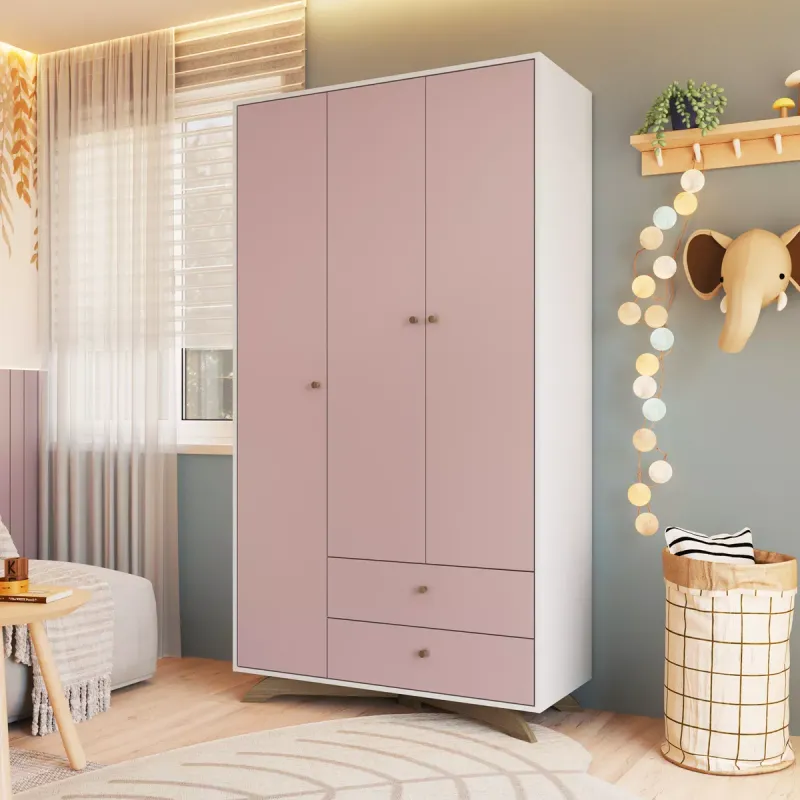 Ropero Infantil Rosa - Roperos y placares, Uruguay | RM Muebles y Deco