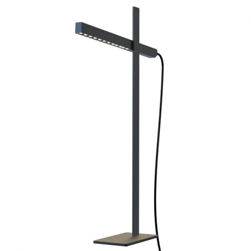 Portátil led plegable 8w 60cm - Negra en Negro - Lámparas de mesa, Uruguay | Iluminica
