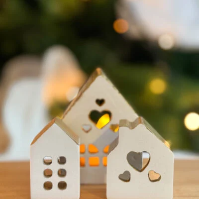 Casitas navideñas x 3 en Blanco - Decoración, Uruguay | Dreams On Time, vista 6