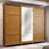 Ropero Placard 3 Puertas Corredizas Con Espejo 100% Madera - Sillas, Uruguay | Soy Hogar, vista 4 de 6