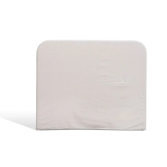 Respaldo 2 plazas con funda de tela - Beige en Beige - Respaldos de cama, Uruguay | La Cueva Muebles
