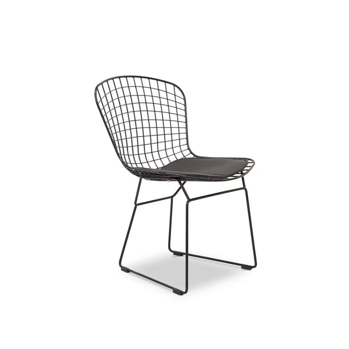 Silla Bertoia - Negra – Diseño icónico en Negro - Sillas, Uruguay | Samic