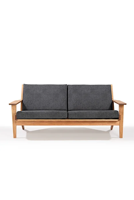 SOFA LOTUS 3 LUGARES ACQUABLOCK NEGRO 185x87x86CM JATOBA - Muebles para el exterior, Uruguay | Vinibel, vista 2