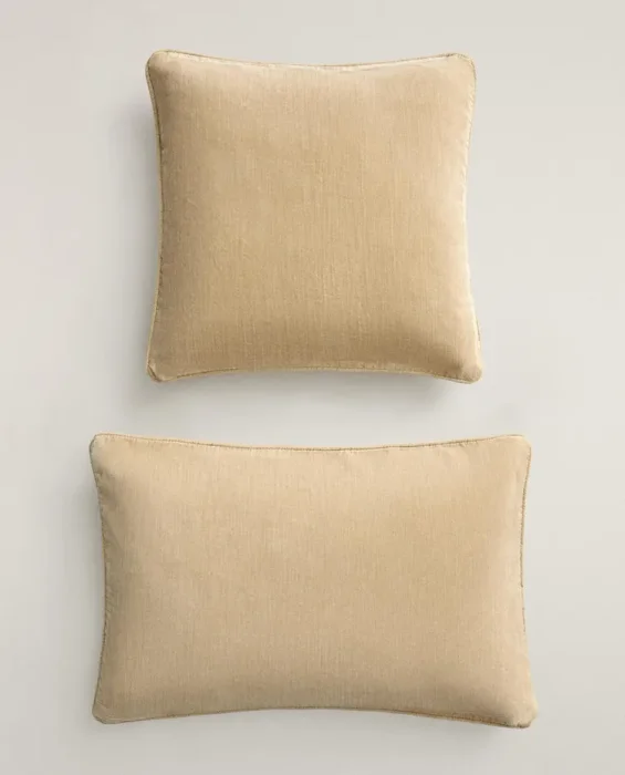 FUNDA COJÍN TERCIOPELO en Beige - Textiles, Uruguay | Zara Home, vista 2