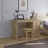 Escritorio Mexicano 4 cajones - nogal o natural - Escritorios y sillas de escritorio, Uruguay | Concetto Casa, vista 1 de 2