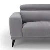 Sofá Keisy - Tela Microfibra - 3 cuerpos - Nikki 3 (Gris) en Gris - Sillones y sofás, Uruguay | NYR, vista 5 de 8
