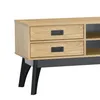 Rack Texas 150cm - Madera Maciza/ Negro - Muebles para TV, Uruguay | Berna home, vista 2 de 5