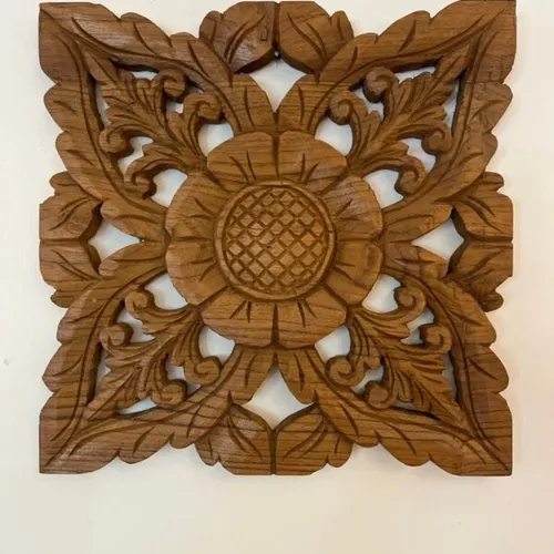 Talla de madera 30x30cm - Decoración, Uruguay | Balihai