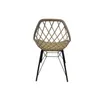 SILLA KAILA STEEL - COLOR FENDI en Beige - Sillas, Uruguay | Champagne Home, vista 2 de 3