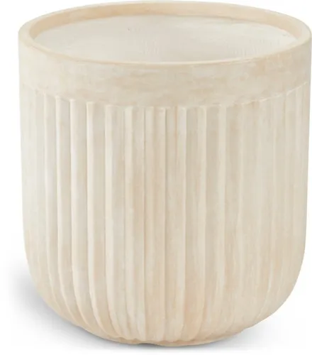 Maceta de jardin BRILLEAND Ø37xH37 natural en Madera natural - Muebles para el exterior, Uruguay | JYSK