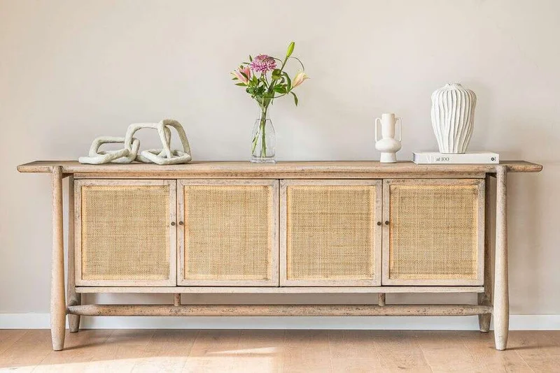 APARADOR SAKURA - PINO MACIZO RECICLADO GRIS en Madera natural - Muebles para TV, Uruguay | La Iberica, vista 6