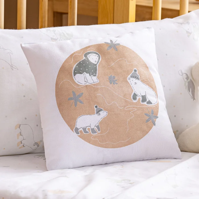 Almohadón Infantil Osos Polares en Blanco - Textiles, Uruguay | Arredo