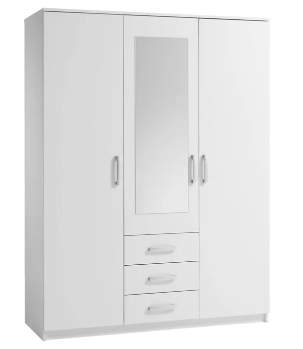 Armario VELLERUP 151x200 combi blanco en Blanco - Roperos y placares, Uruguay | JYSK