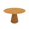 Mesa de Comedor Cone - Redonda - 120 - Roble en Beige - Mesas de comedor, Uruguay | NYR, vista 1 de 4