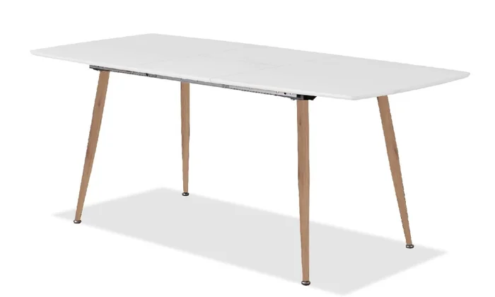 Mesa VILNA Extensible Blanca en Mesa VILNA Extensible Blanca - Mesas de comedor, Uruguay | Finkel