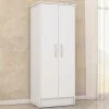 Mueble Multiuso 2 Puertas Estantes Para Dormitorio Oficina en Blanco - Mesas de comedor, Uruguay | Soy Hogar, vista 2