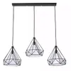 Luminaria colgante hierro triple - Lámparas colgantes, Uruguay | Decotech, vista 5 de 6