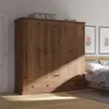 Ropero 4 Puertas - Madera Maciza - Línea Monterrey - Nogal - Roperos y placares, Uruguay | Ecowood, vista 1 de 4