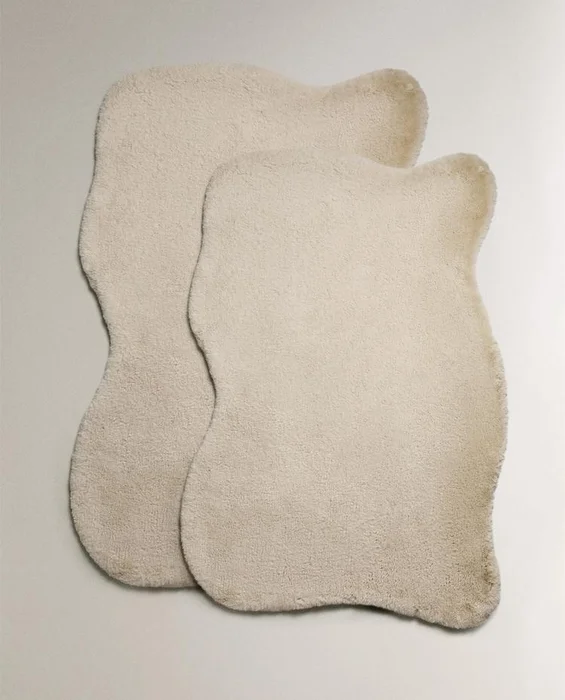 ALFOMBRA PELO IRREGULAR en Beige - Alfombras, Uruguay | Zara Home, vista 2