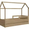 Cama Infantil Estilo Montessori con Marinera Marron - Dormitorio, Uruguay | RM Muebles y Deco, vista 4 de 5